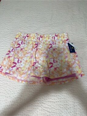 (NWT) Vively Women’s Tie-Dye Performance Skort - Pink/Yellow